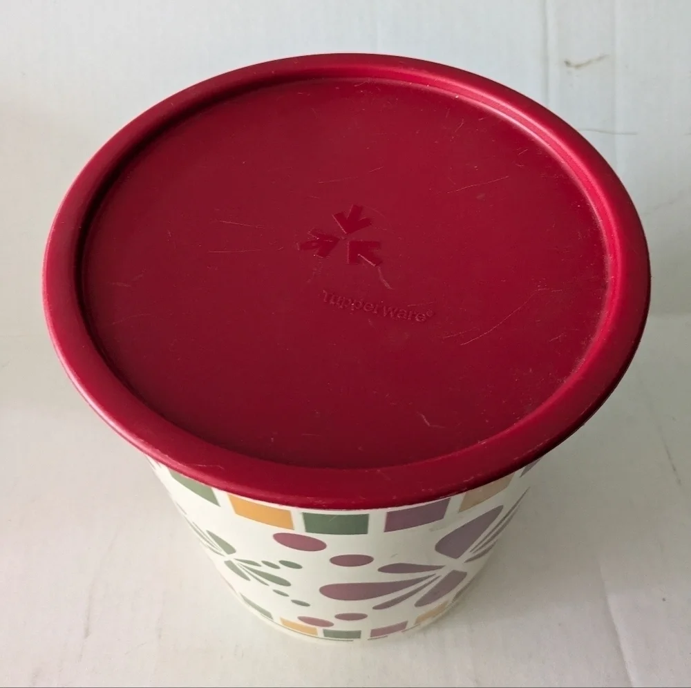 Tupperware One Touch Happy Hacienda Canister